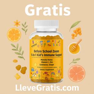 Muestra Gratis: Gomitas 5-en-1 para el sistema inmune de los niños 🍯🍊